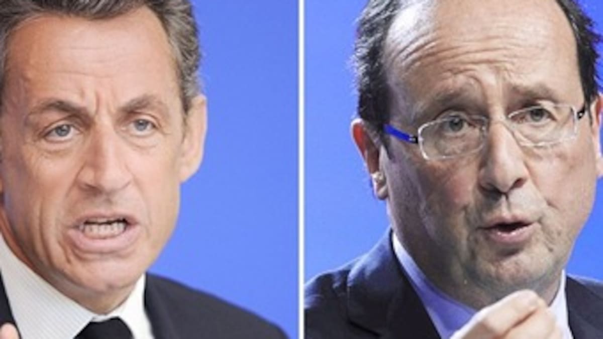 Hollande se impone a Sarkozy y se convierte en favorito para presidir Francia