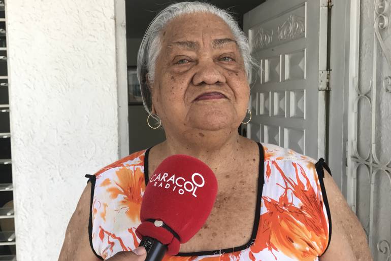 Denys King de García, abuela de Falcao. /FOTO CARACOL RADIO