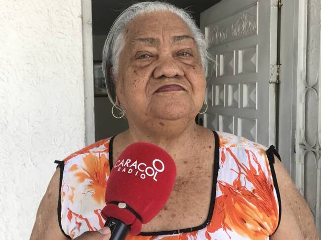 Denys King de García, abuela de Falcao. /FOTO CARACOL RADIO