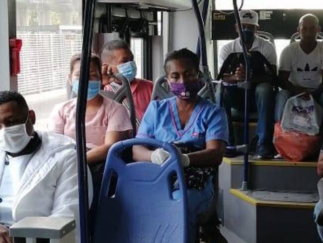 Uso de tapabocas es obligatorio para subir a Transcaribe en Cartagena