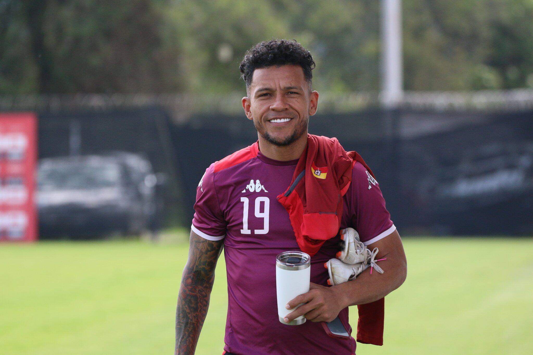 Wilson Morelo, delantero de Independiente Santa Fe / @santafe