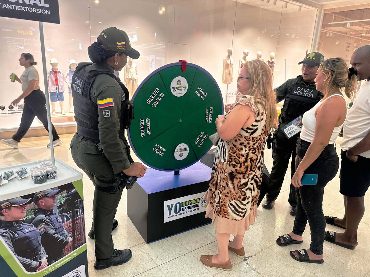 Gaula Cartagena adelantó actividad de prevención en el norte de la ciudad