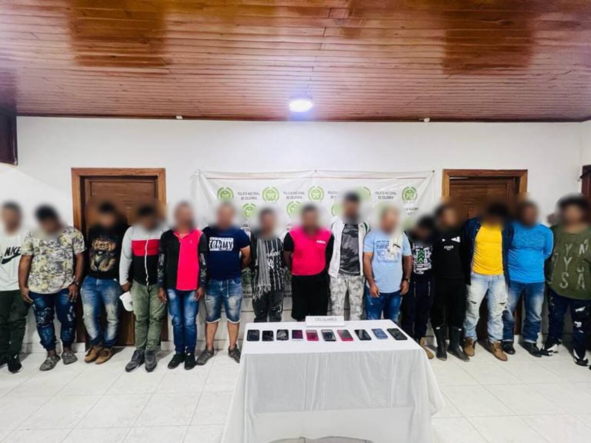 Un plan de la Policía en el sur de Córdoba permitió la captura de 22 personas