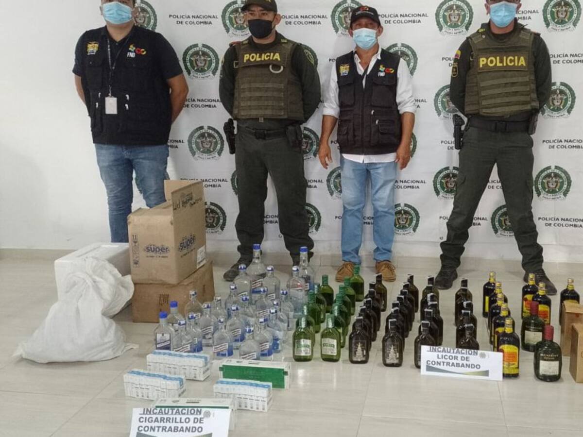Incautaron cargamento con licor de contrabando en el sur de Bolívar