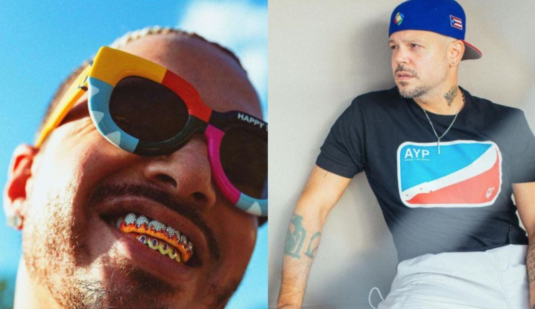 J Balvin y Residente, cantantes. 