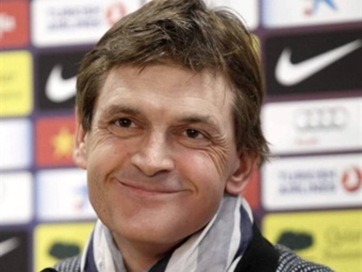 Tito Vilanova: 'Barcelona no puede bajar los brazos, cuando faltan 90 minutos de juego'