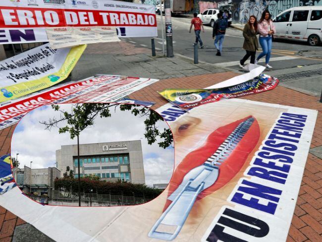 Sindicatos denuncian ante la Fiscalía General de la Nación a la ministra de Trabajo. Foto:Mauricio Dueñas Castañeda EFE, Colprensa, Caracol Radio.