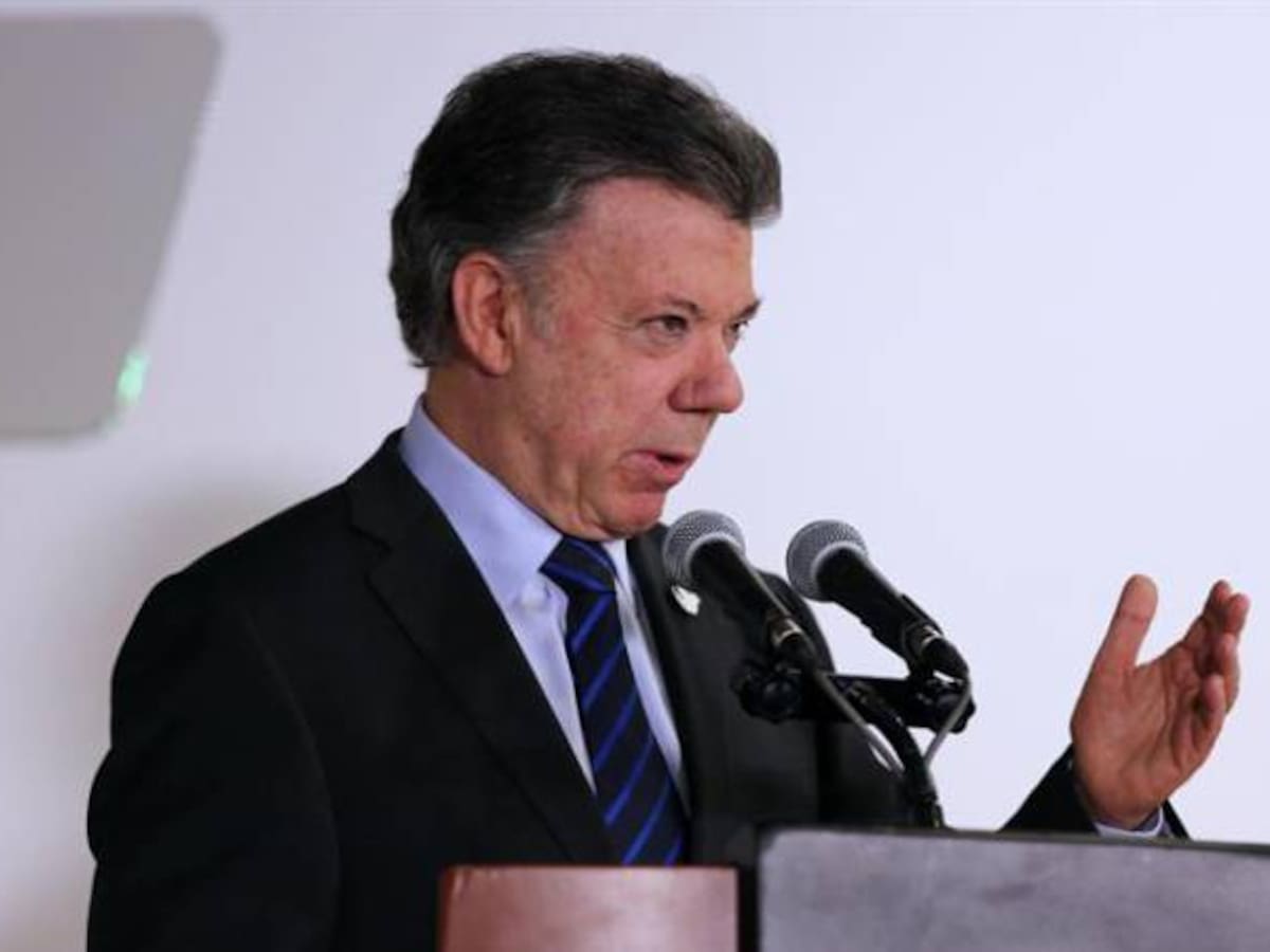 “Una justicia perfecta no permite la paz”: Santos