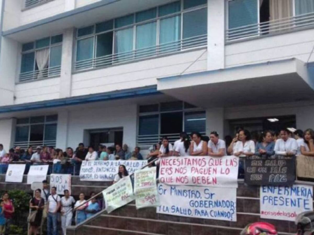 ¡Otra vez!, les deben salarios a trabajadores del hospital la Misericordia