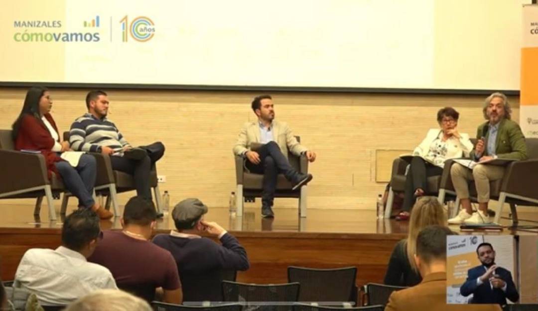 Presentación del Informe de Calidad de Vida de Manizales Cómo Vamos. Crédito: Manizales Cómo Vamos.