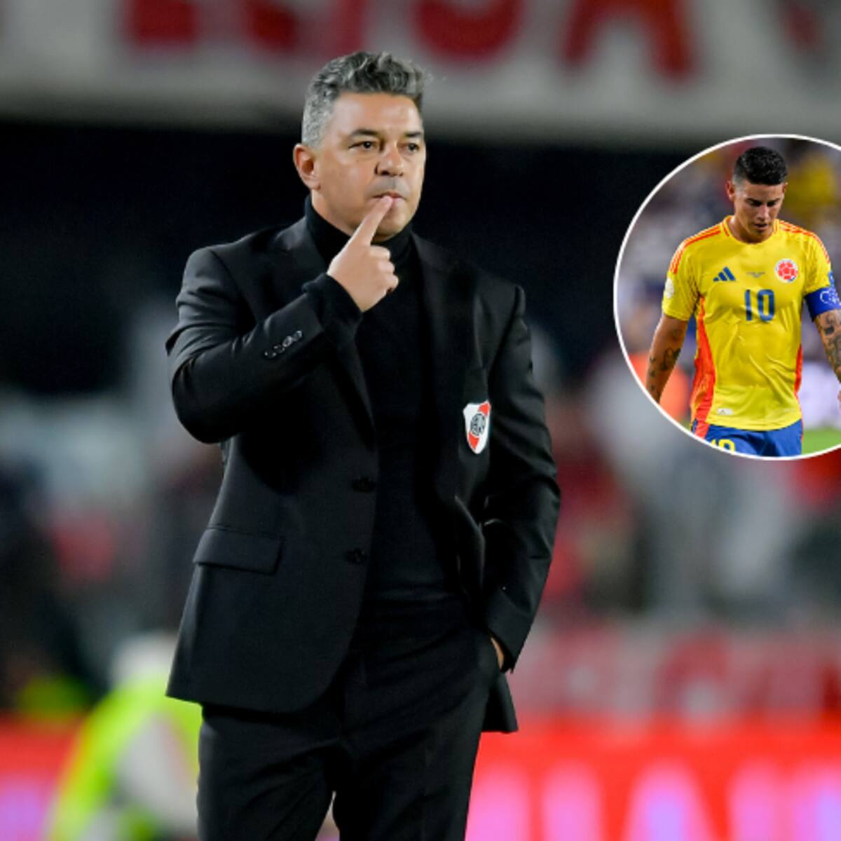 Marcelo Gallardo desmiente haber contactado a James Rodríguez