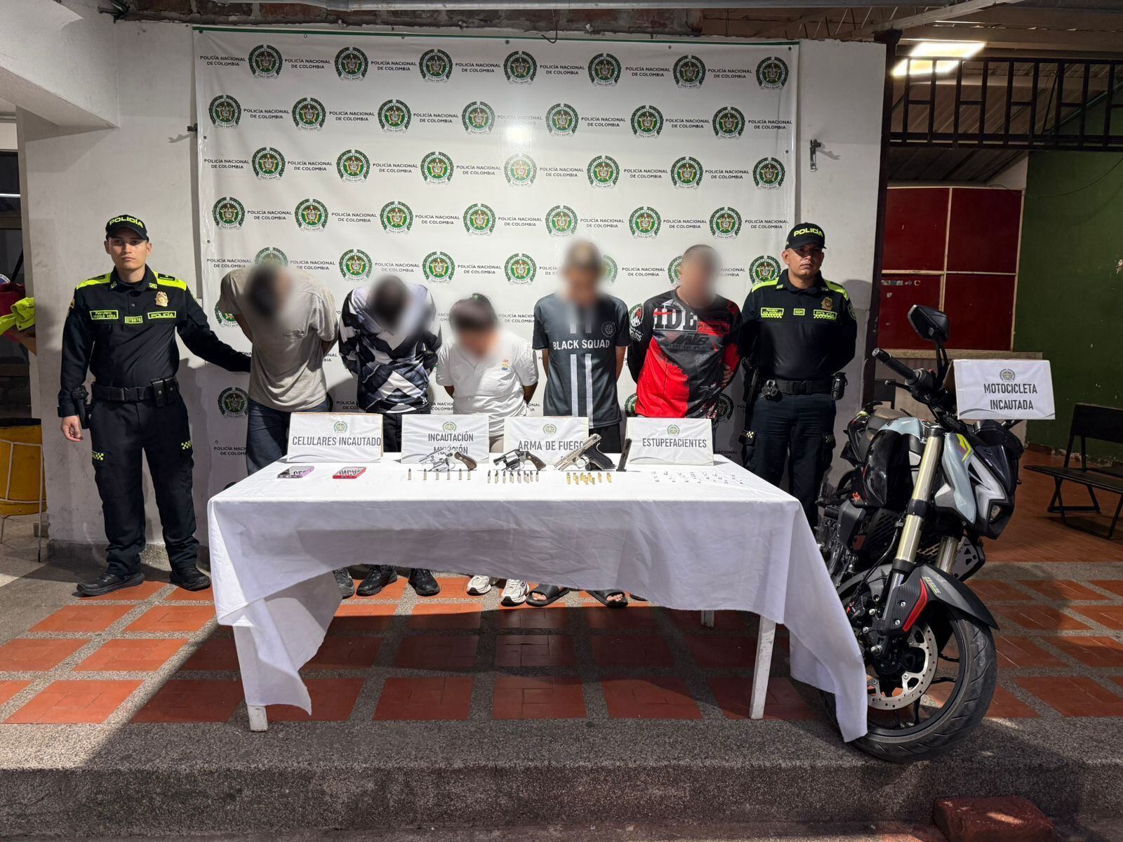 Los capturados tendrían una trayectoria criminal de aproximadamente cinco años. Foto Relacionada