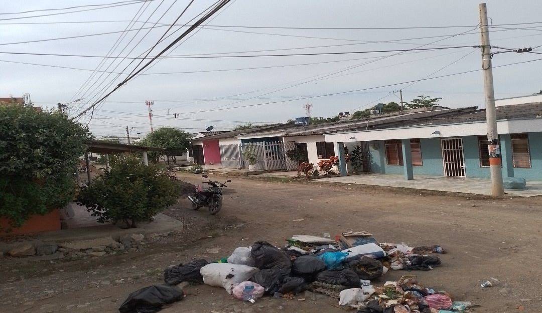 Basuras acumuladas en los barrios de Montería.
