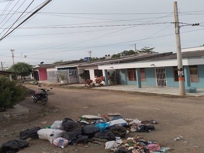 Basuras acumuladas en los barrios de Montería.