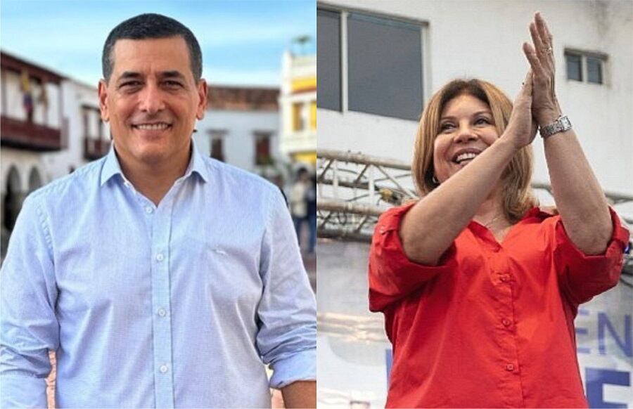 Dumek Turbay y Claudia Espinosa