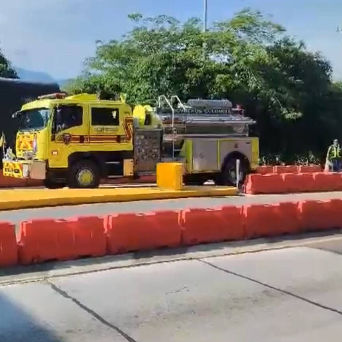 Cuerpo de Bomberos de Santa Marta no pudo atender una emergencia por el cobro de un peaje