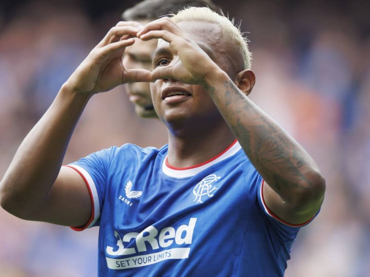 Alfredo Morelos regresó con gol al Rangers