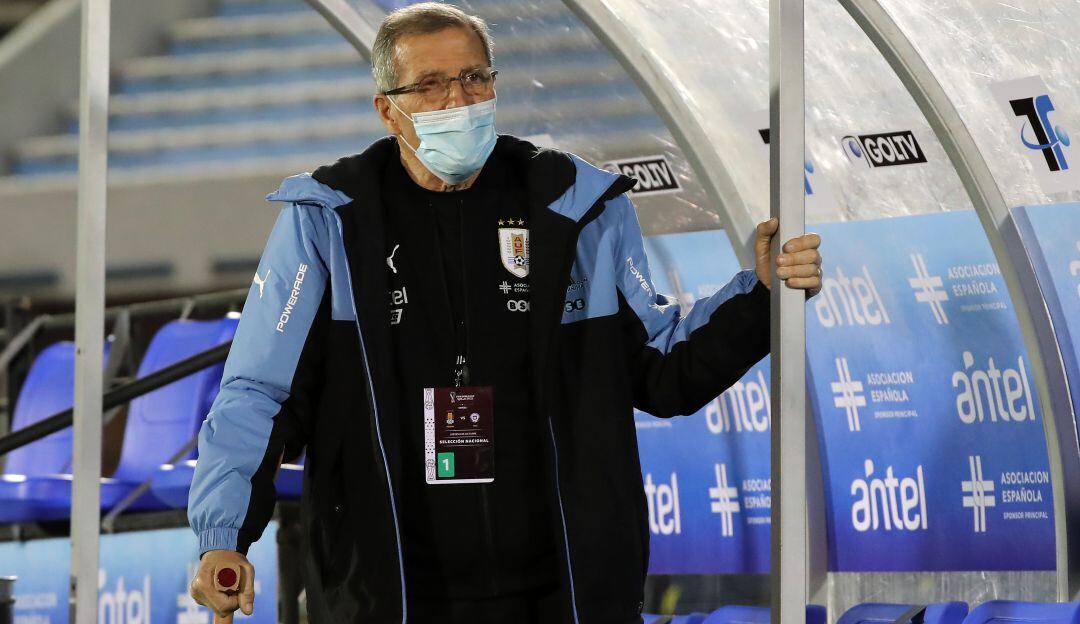 Washington Tabárez, DT de Uruguay.