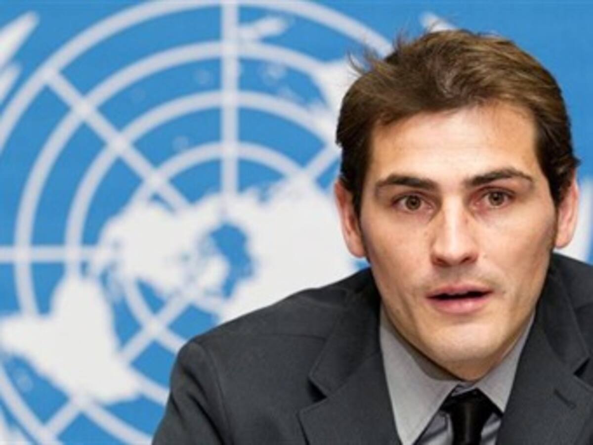 Iker Casillas es nuevo 'Embajador de Buena Voluntad' de la ONU