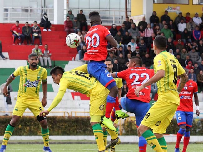 Pasto rescató un empate ante Bucaramanga en el último minuto