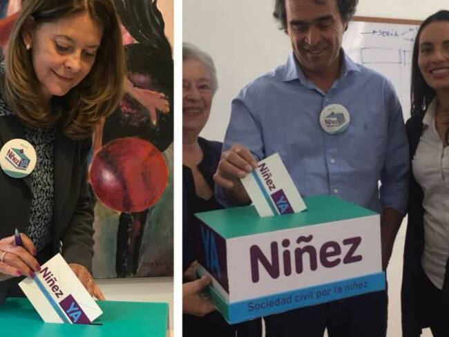 Marta Lucía Ramírez y Sergio Fajardo