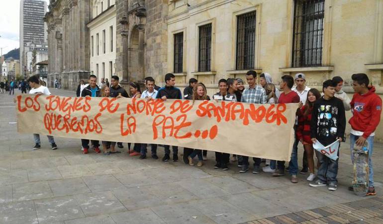 Jóvenes de Norte de Santander se unen a los campamentos de paz