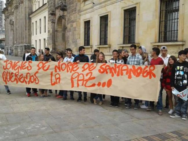Jóvenes de Norte de Santander se unen a los campamentos de paz
