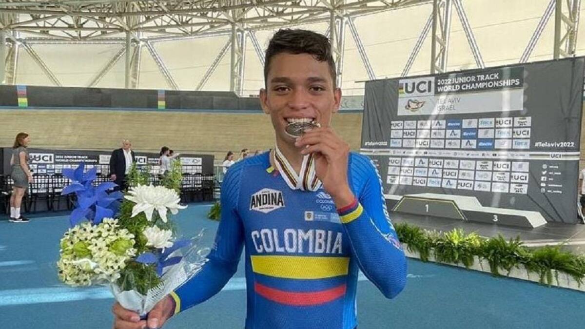 Caleño es subcampeón Mundial Juvenil de Pista