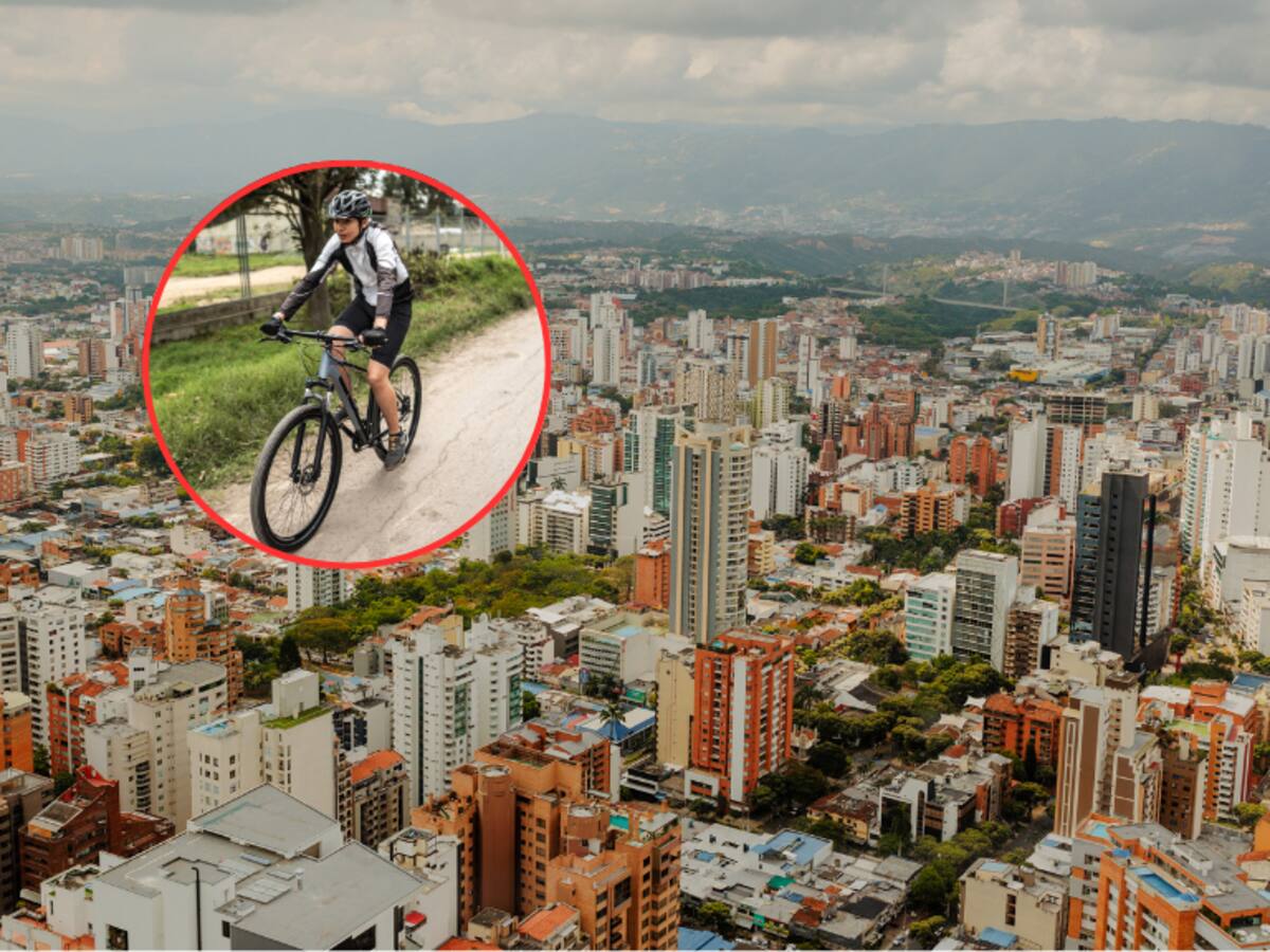 Mapa de cierre viales por Campeonato Nacional de Ciclismo de Ruta 2025 en Bucaramanga