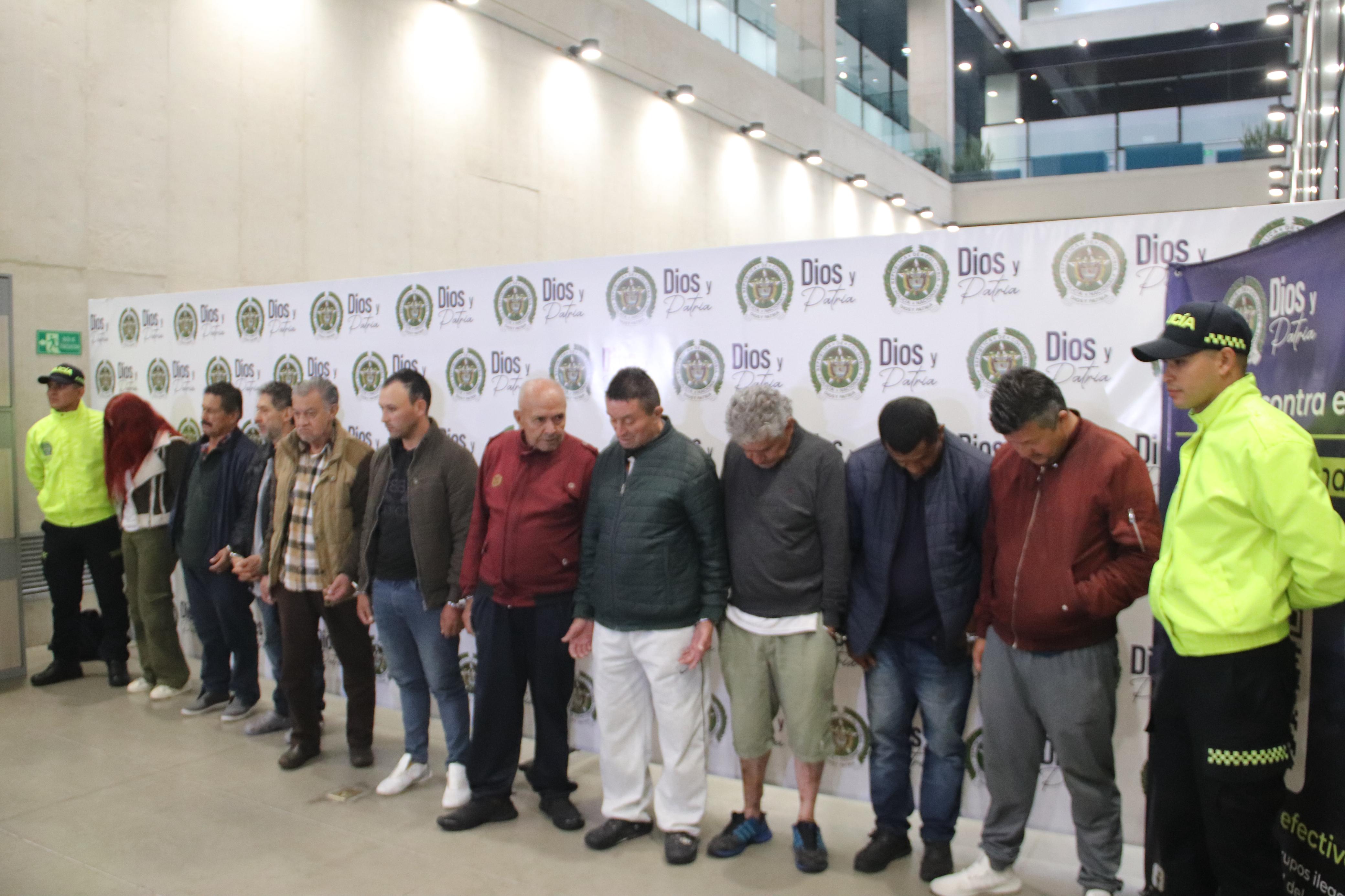 Miembros de 'Los Roncos'.