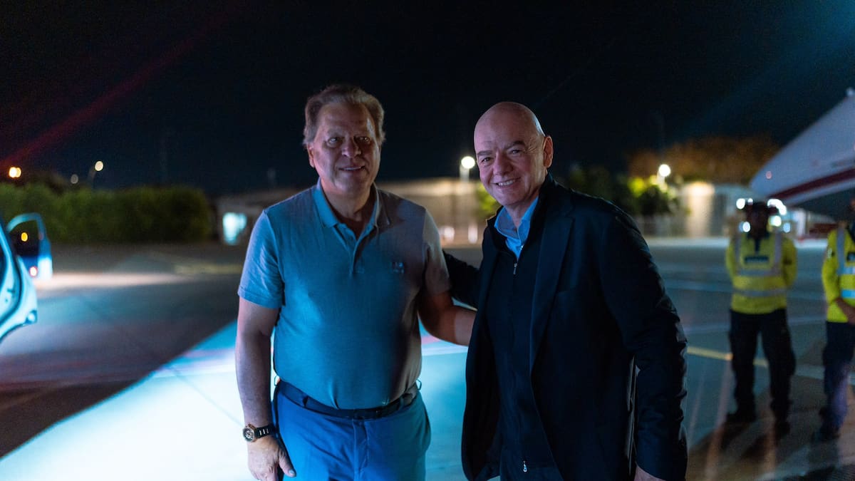 Gianni Infantino llegó a Colombia para asistir a posesión presidencial de Abelardo de la Espriella