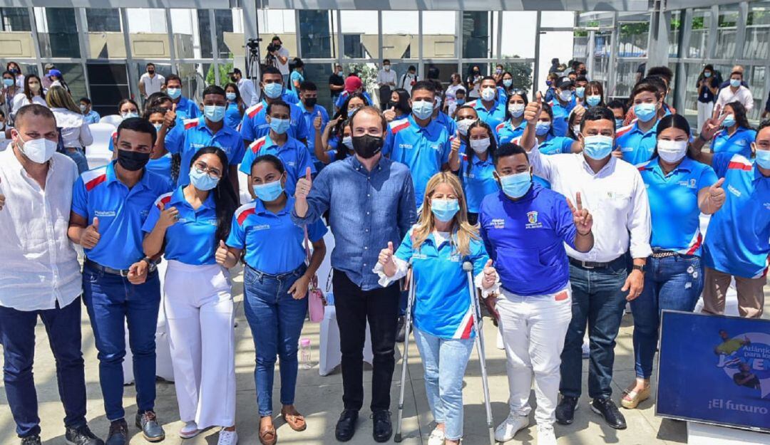 Gobernadora Elsa Noguera durante el lanzamiento del programa