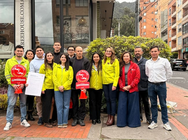 Nuevo sello de valet parking. Foto: Alcaldía de Bogotá