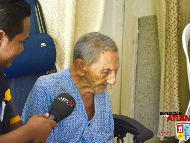 Rubén Antonio Fontalvo, el hombre más viejo de Palmar de Varela tiene 106 años