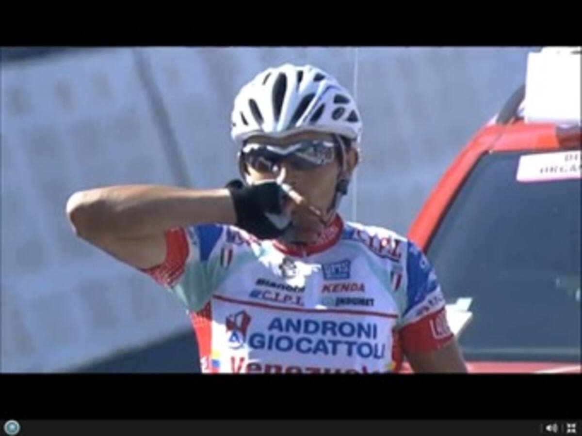 Miguel Ángel Rubiano ganó la sexta etapa del Giro de Italia