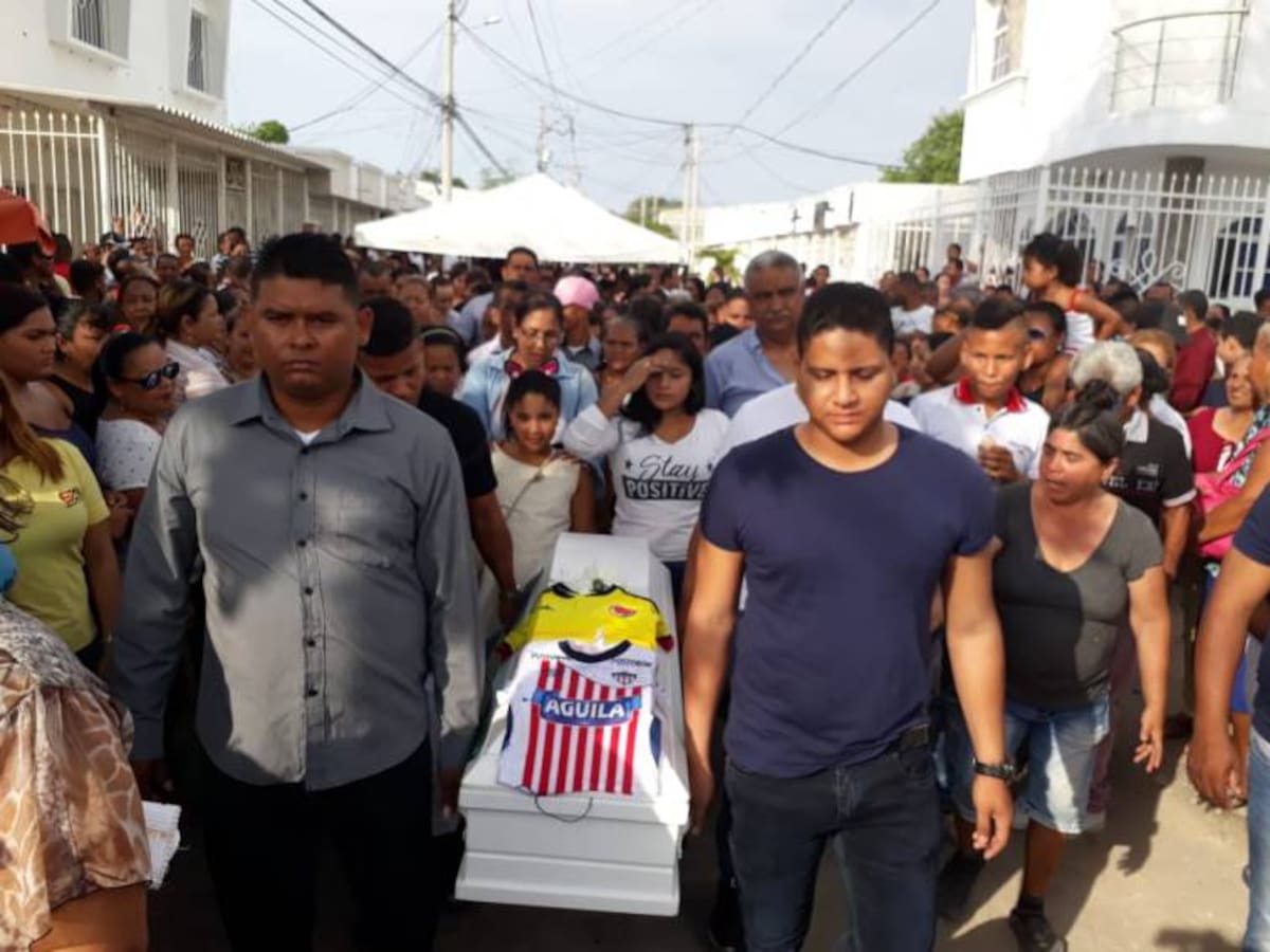 Soledad le da el último adiós a la sobrina de Teófilo Gutiérrez