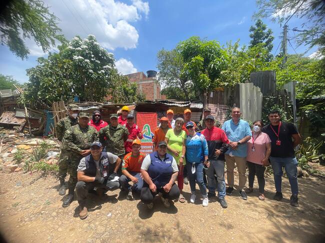 Recuperación vivienda adultos mayores en Cúcuta / Foto: Ejército Nacional