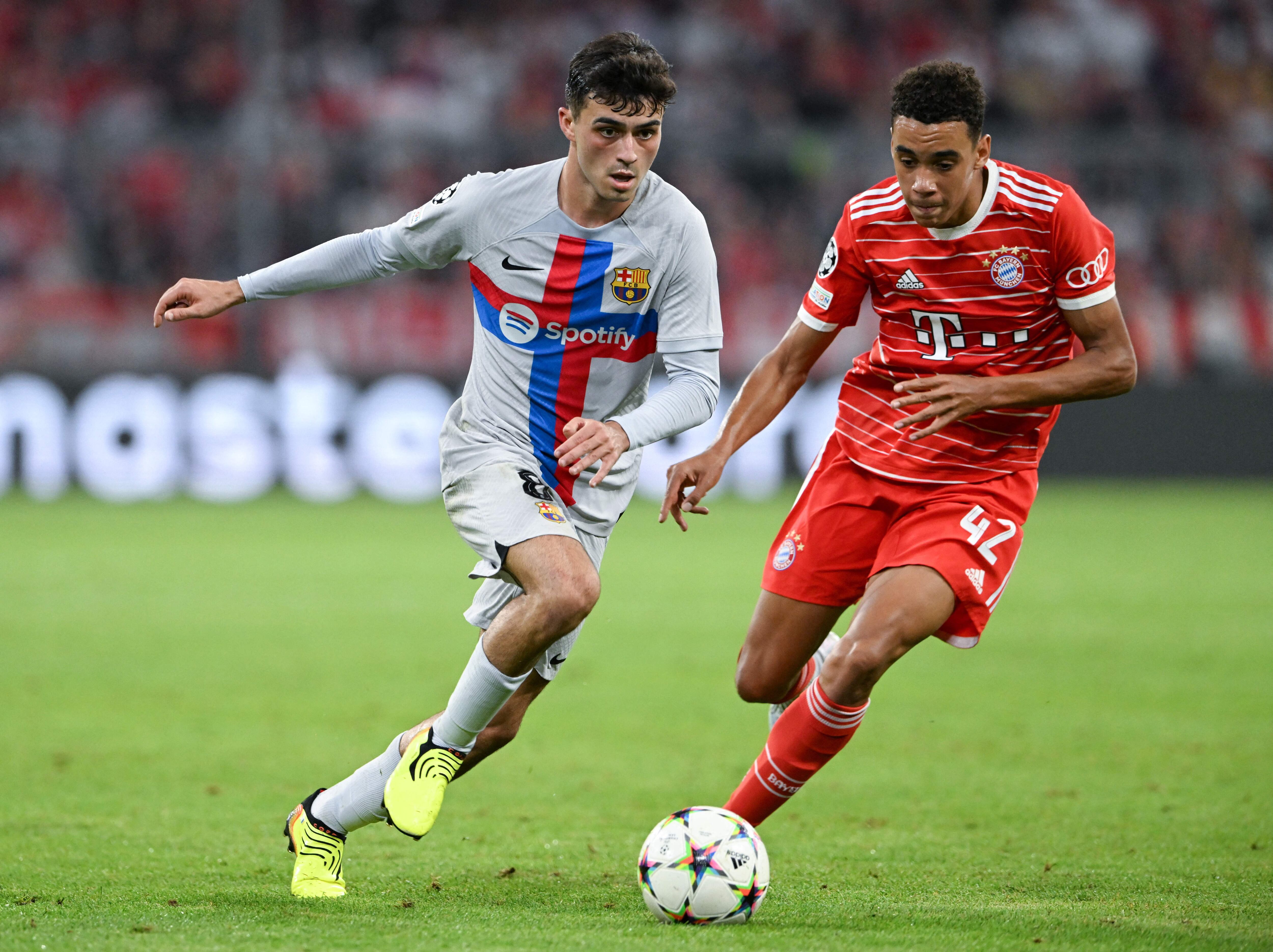 Pedri (Barcelona) y Musiala (Bayern), principales opcionados a quedarse con el Golden Boy 2022.