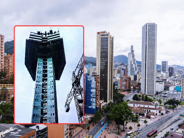 Panorámica del centro de Bogotá / Edificio que se construyó al revés (Getty Images)