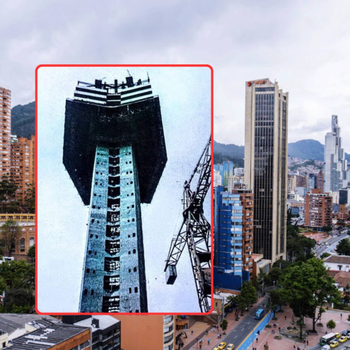 ¿Cuál es el edificio que construyeron al revés en Bogotá? Está en carrera 13 con calle 40