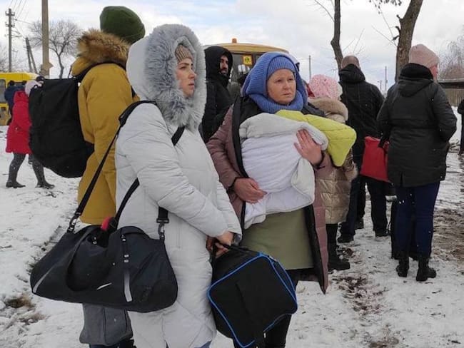 Ucranianos en la región de Sumy