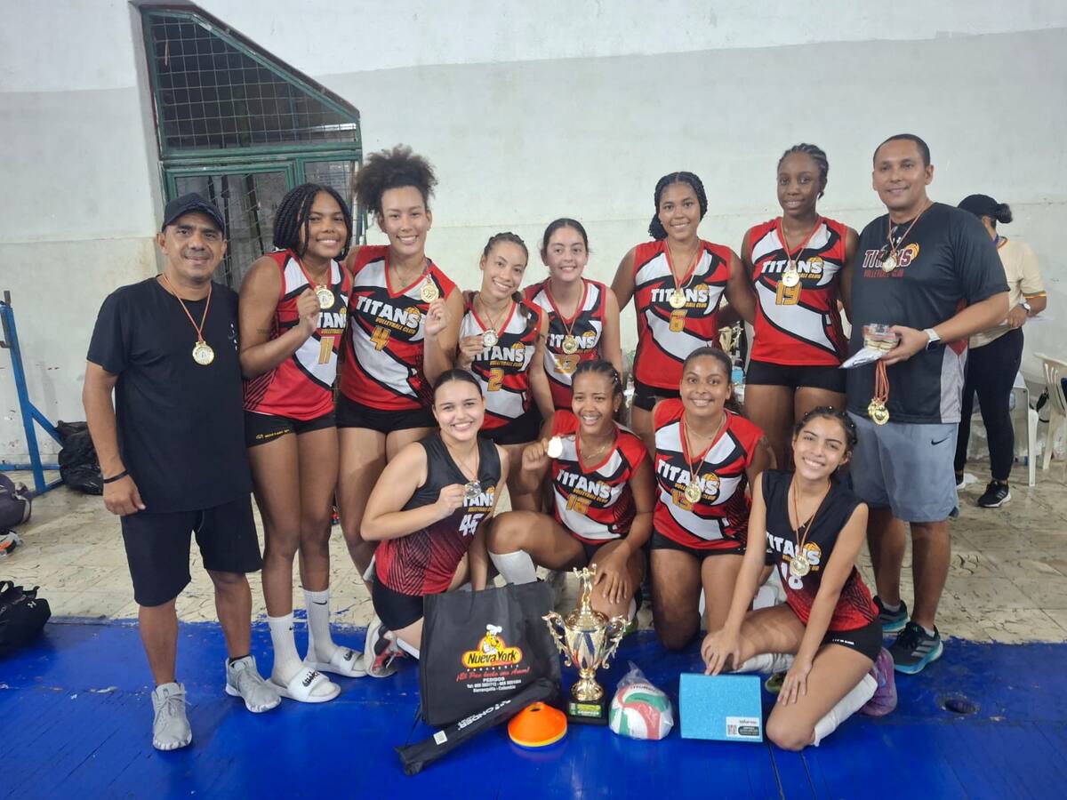 Club Titans triunfó en el Circuito Regional de Voleibol Barranquilla 2025