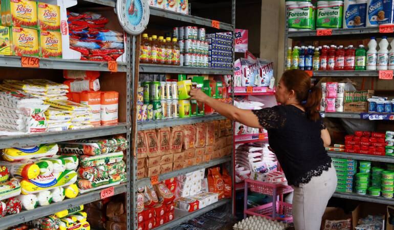 Alimentos básicos de la canasta familiar.
