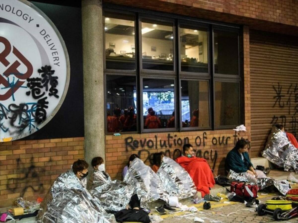 Persisten las protestas por la autodeterminación de Hong Kong