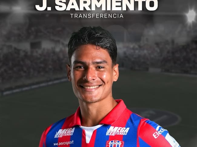 Poster publicado por Unión Magdalena sobre la transferencia de Jannenson Sarmiento al Junior