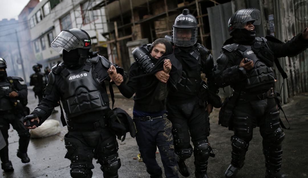 Van más de 1.400 capturas por delitos cometidos durante el paro. Hay 69 aprehensiones a menores de edad.