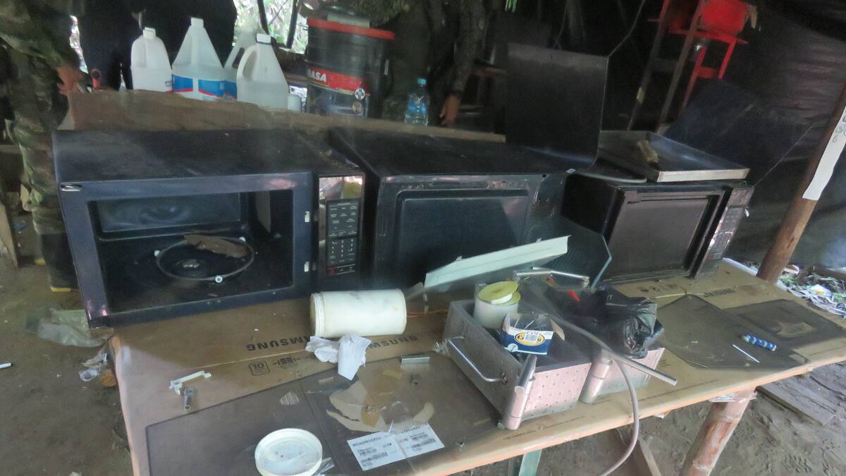 En Putumayo destruye un laboratorio para el procesamiento de clorhidrato de cocaína