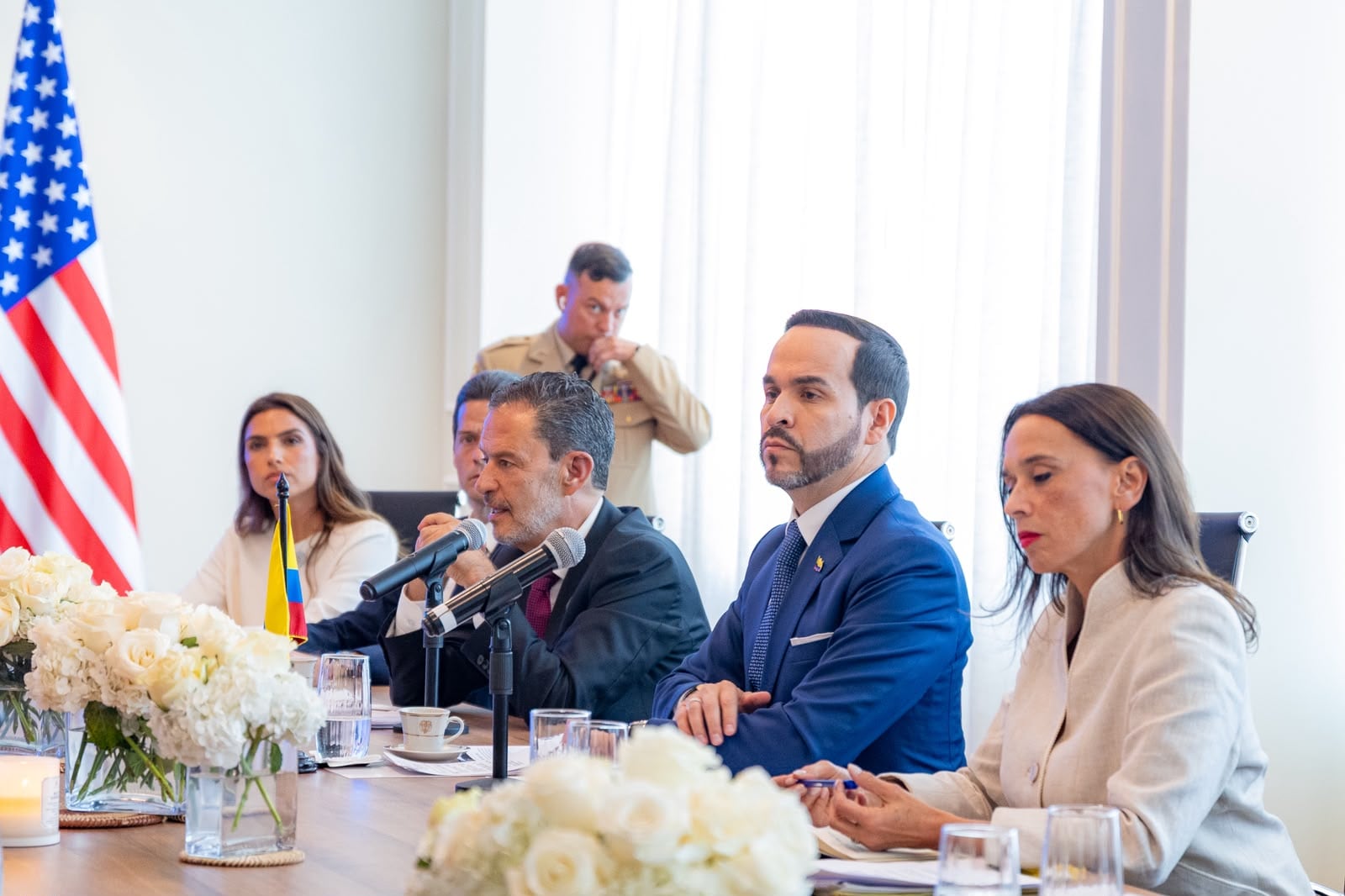 Reunión entre Marco Rubio y Abelardo De la Espriella. Foto: Presidencia.