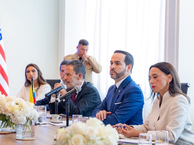 Reunión entre Marco Rubio y Abelardo De la Espriella. Foto: Presidencia.
