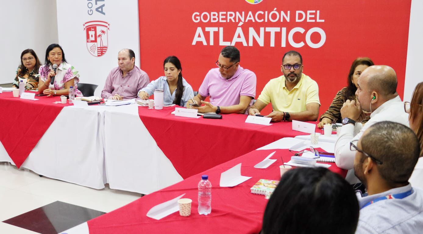 Reunión en la Gobernación del Atlántico sobre atención a problemas con salud mental./ Foto: Gobernación del Atlántico